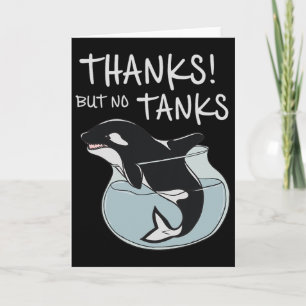 Tarjeta Orca Libre Salva A Las Ballenas Crítica Social Océ
