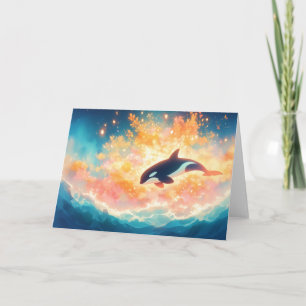 Tarjeta Orca Viaje a Través de un Mar Mágico