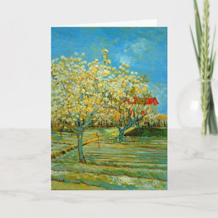 Tarjeta Orchard en flor por Vincent van Gogh