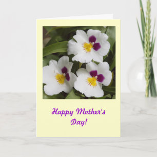 Tarjeta Orchid Mother's Day Card