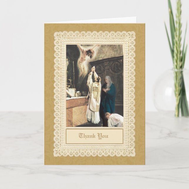 Tarjeta Orden del Sacerdote del Aniversario de Sacerdotes  (Anverso)