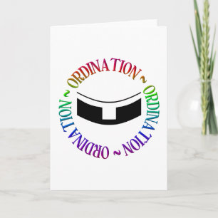 Tarjeta Ordenación - Órdenes sagradas