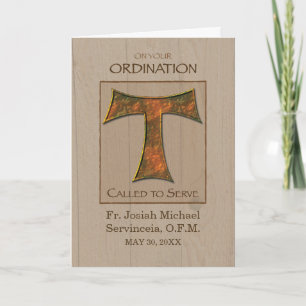 Tarjeta Ordenación Sacerdotal Nombre Personalizable Fecha 