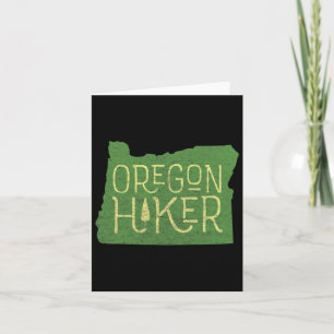 Tarjeta Oregon Senderismo Clic Retro Aventura