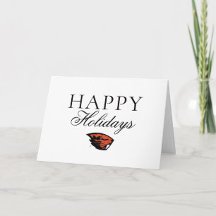 Tarjeta Oregon State Beavers   Cabeza de castor