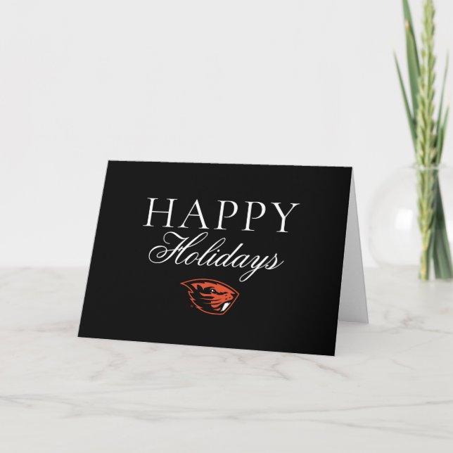 Tarjeta Oregon State Beavers | Cabeza de castor (Anverso)