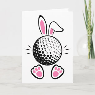 Tarjeta Orejas de conejo divertidas y flexibles Amantes de