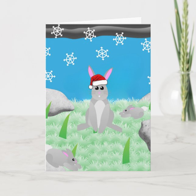 Tarjeta OREJAS para unas Felices Fiestas (Anverso)