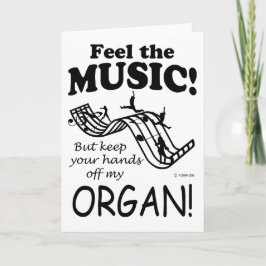 Tarjeta Organ Siente La Música