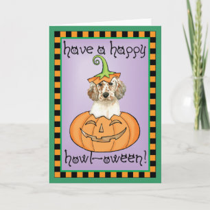 Tarjeta Organismo inglés de Halloween