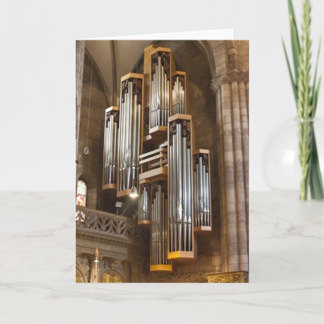 Tarjeta Órgano de la catedral de Freiburg (Anverso)