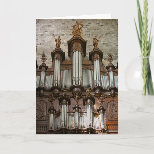 Tarjeta Órgano de la catedral de Narbona (Anverso)