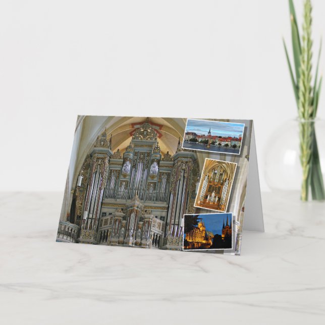 Tarjeta Órgano de la iglesia de Erfurt Prediger (Anverso)