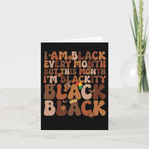 Tarjeta Orgullo africano-americano de orgullo negro histor