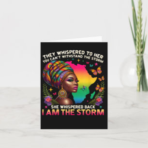 Tarjeta Orgullo africano-americano de orgullo negro histor