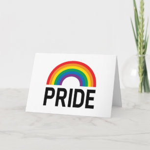 Tarjeta Orgullo arcoiris
