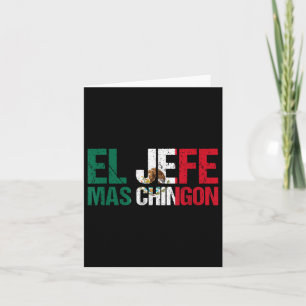 Tarjeta Orgullo de la bandera mexicana Cinco De Mayo El Je