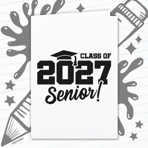 Tarjeta Orgullo de la promoción del año de graduación de l