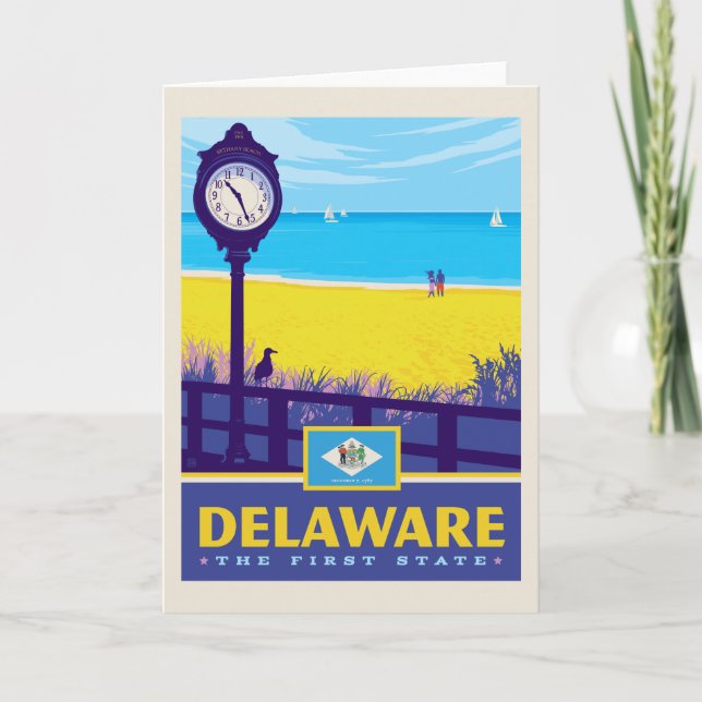 Tarjeta Orgullo del Estado | Delaware (Anverso)