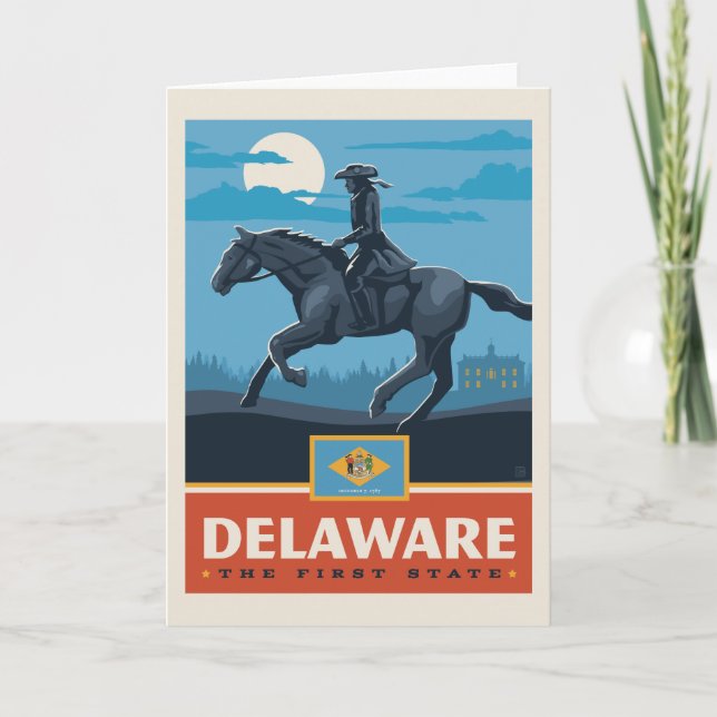 Tarjeta Orgullo del Estado | Delaware 2 (Anverso)
