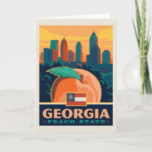 Tarjeta Orgullo del Estado   Georgia