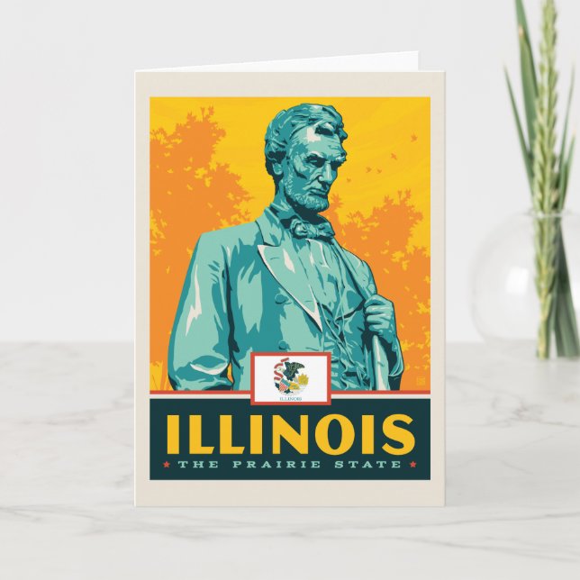 Tarjeta Orgullo del Estado | Illinois (Anverso)