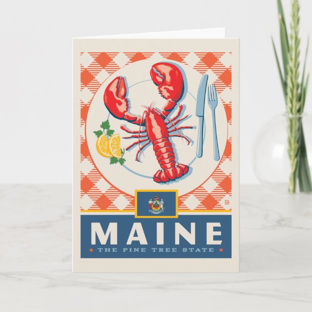 Tarjeta Orgullo del Estado | Maine (Anverso)