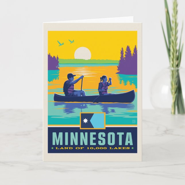 Tarjeta Orgullo del Estado | Minnesota (Anverso)