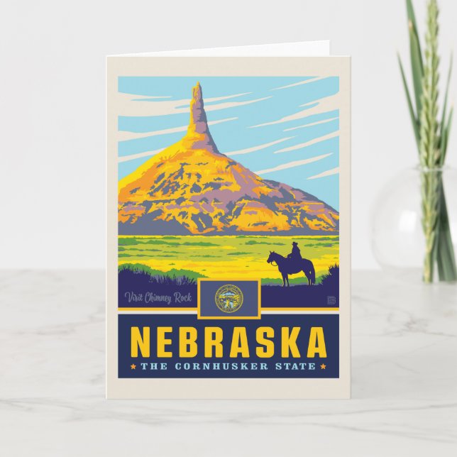 Tarjeta Orgullo del Estado | Nebraska (Anverso)