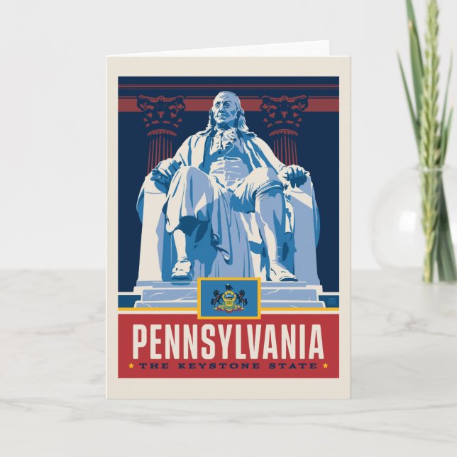 Tarjeta Orgullo del Estado | Pennsylvania (Anverso)