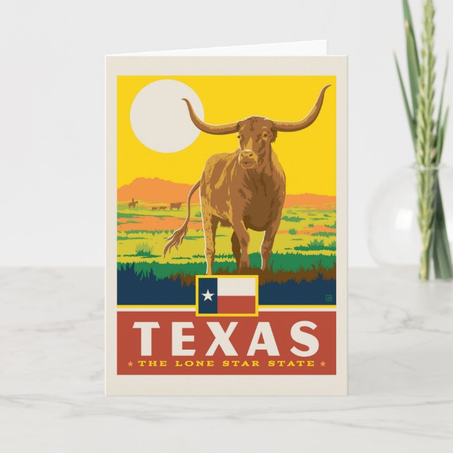 Tarjeta Orgullo del Estado | Texas (Anverso)