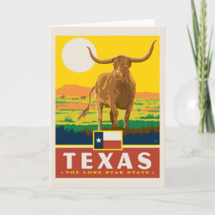 Tarjeta Orgullo del Estado   Texas