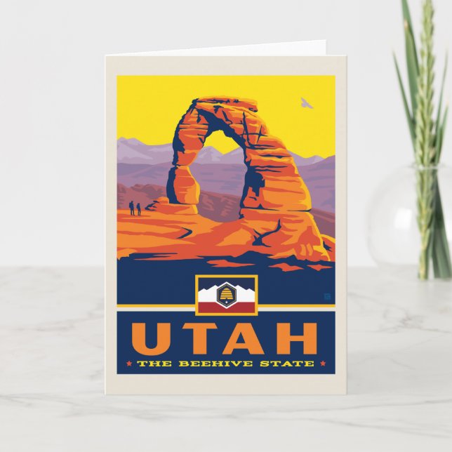 Tarjeta Orgullo del Estado | Utah (Anverso)