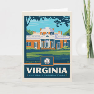 Tarjeta Orgullo del Estado   Virginia