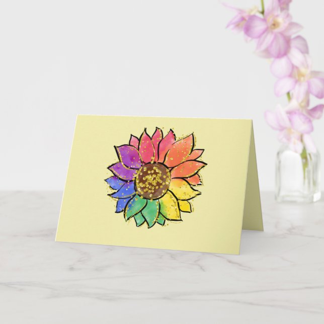 Tarjeta Orgullo del girasol 2021 (Orquídea)