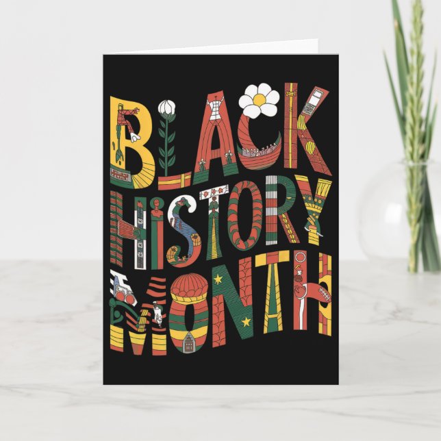 Tarjeta Orgullo del Mes de la Historia Negra _1 (Anverso)