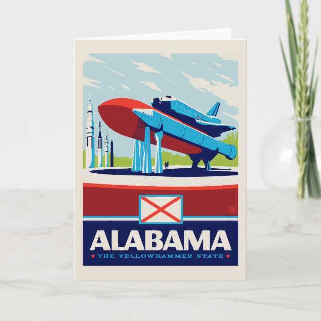 Tarjeta Orgullo el | Alabama del estado (Anverso)