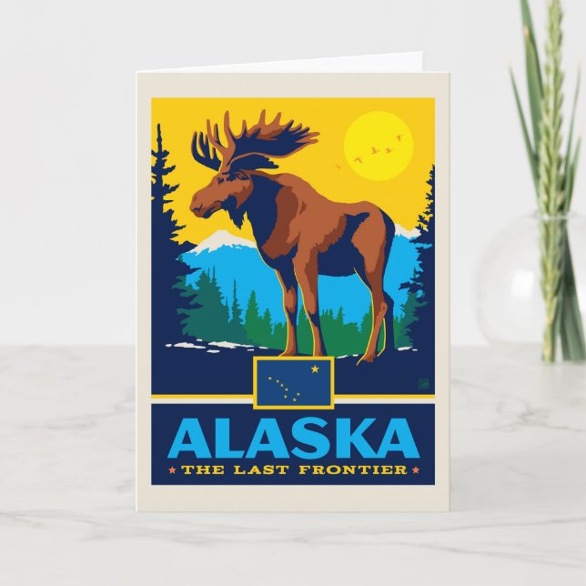 Tarjeta Orgullo el | Alaska del estado (Anverso)