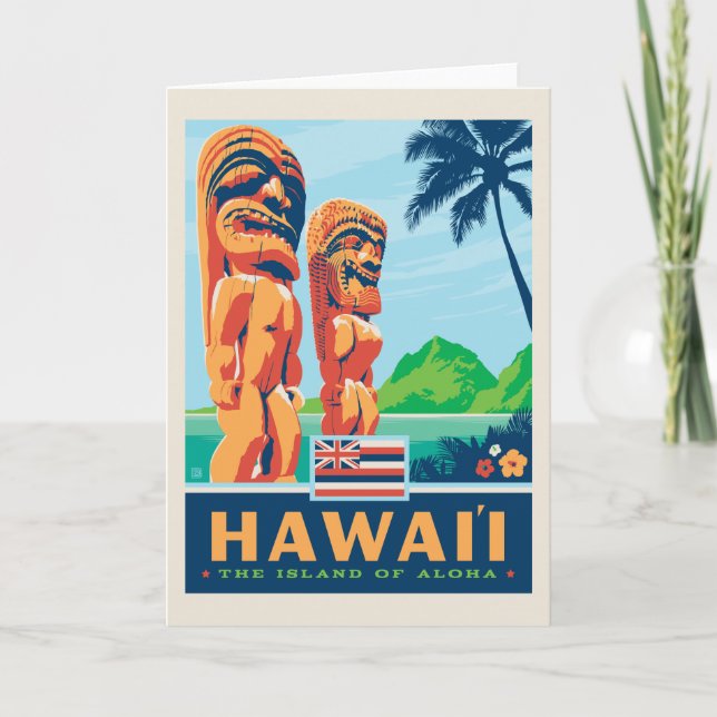 Tarjeta Orgullo el | Hawaii del estado (Anverso)