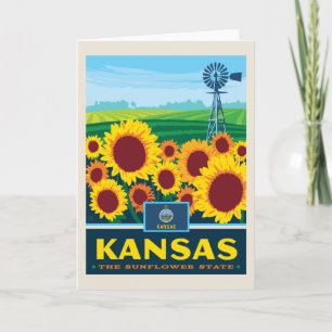 Tarjeta Orgullo el   Kansas del estado