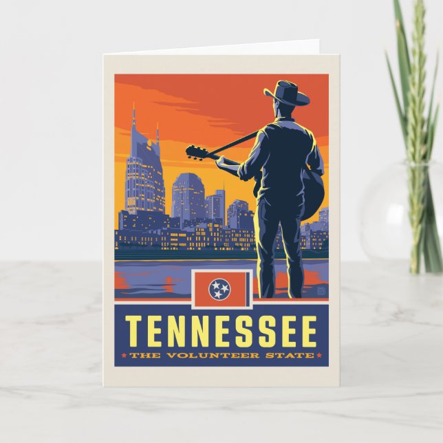 Tarjeta Orgullo el | Tennessee del estado (Anverso)