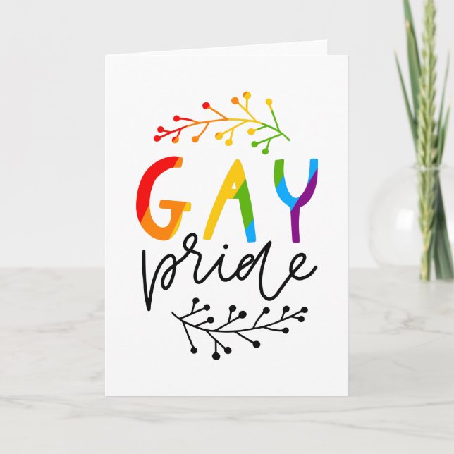 Tarjeta Orgullo gay (Anverso)