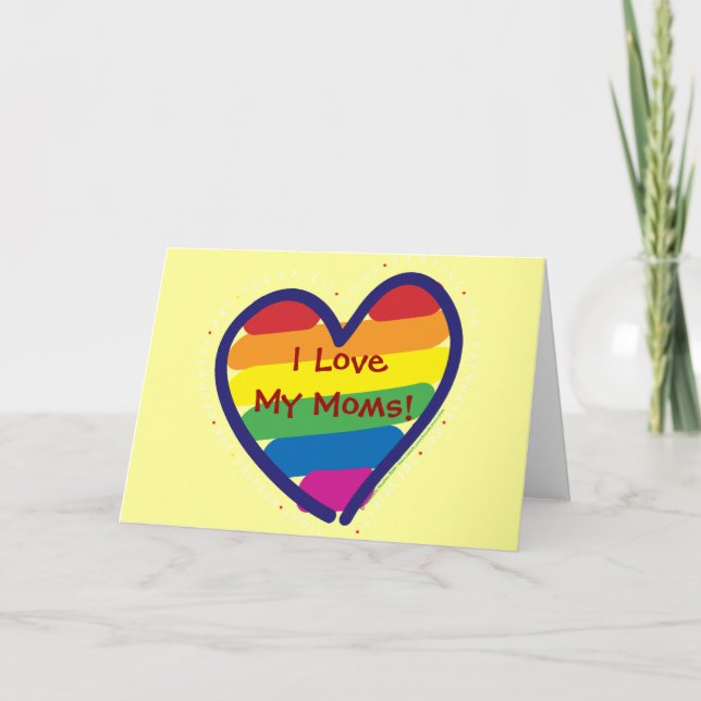 Tarjeta Orgullo gay del Día de la Madre (Anverso)