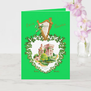 Tarjeta Orgullo irlandés Castillo de Blarney