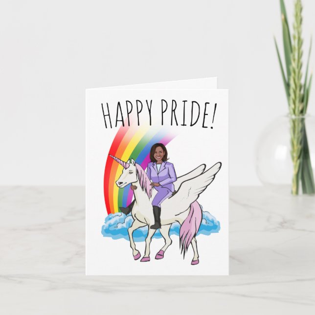Tarjeta Orgullo Kamala Harris (Anverso)