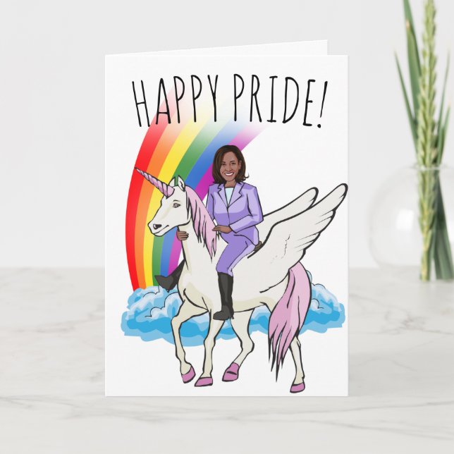 Tarjeta Orgullo Kamala Harris (Anverso)