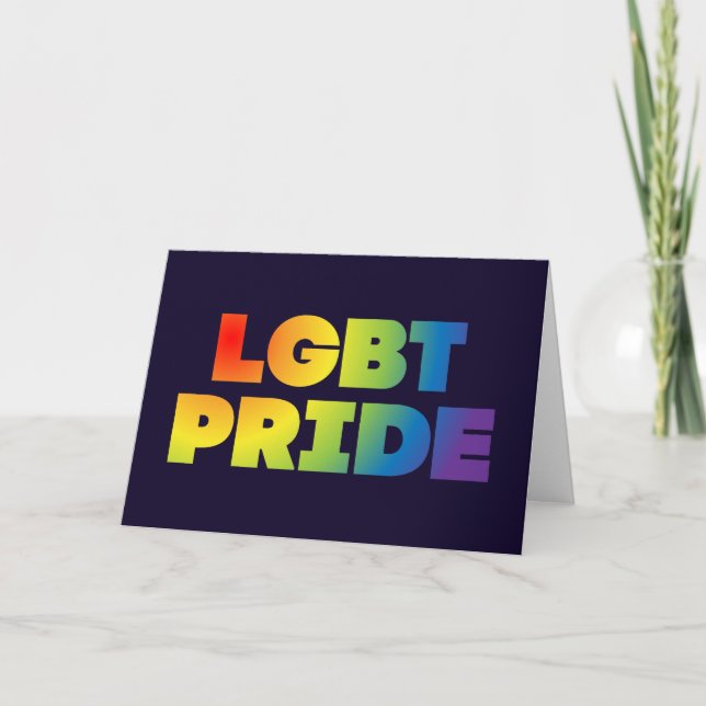 TARJETA ORGULLO LGBT (Anverso)