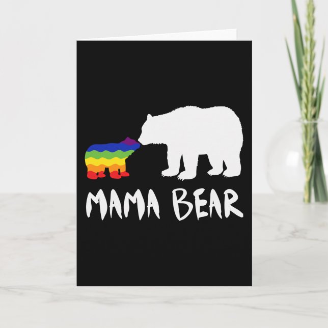 Tarjeta Orgullo Mama Bear (Anverso)