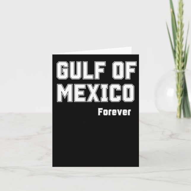 Tarjeta Orgullo Mexicano Para El Golfo De México 2025 (Anverso)