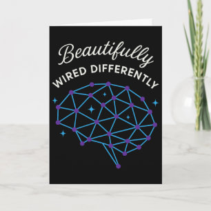 Tarjeta Orgullo Neurodivergente Adhd Autismo Aceptación Di